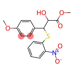 2-Hydroxy-3-(2-nitrophenylthio)-3-(4-methoxyphenyl)propionic acid methyl ester