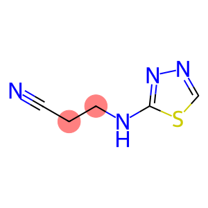 Propanenitrile, 3-(1,3,4-thiadiazol-2-ylamino)- (9CI)