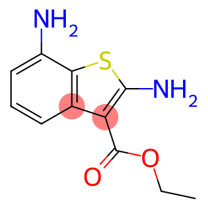 ethyl 2,7-diamino-1-benzothiophene-3-carboxylate