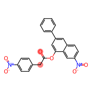 7-nitro-3-phenyl-1-naphthyl 4-nitrophenylacetate