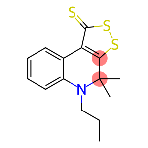 4,4-二甲基-5-丙基-[1,2]二硫杂环戊二烯并[5,4-C]喹啉-1-硫酮