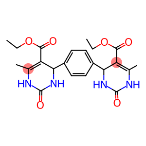 ethyl 4-{4-[5-(ethoxycarbonyl)-6-methyl-2-oxo-1,2,3,4-tetrahydro-4-pyrimidinyl]phenyl}-6-methyl-2-oxo-1,2,3,4-tetrahydro-5-pyrimidinecarboxylate