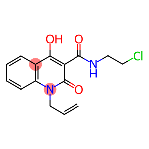 1-ALLYL-N-(2-CHLOROETHYL)-4-HYDROXY-2-OXO-1,2-DIHYDRO-3-QUINOLINECARBOXAMIDE