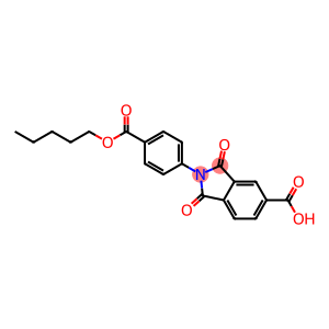 1,3-dioxo-2-{4-[(pentyloxy)carbonyl]phenyl}-5-isoindolinecarboxylic acid