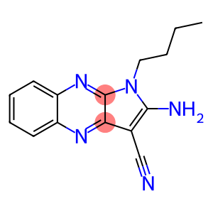 2-amino-1-butylpyrrolo[3,2-b]quinoxaline-3-carbonitrile