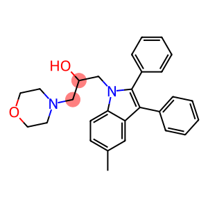 1H-Indole-1-ethanol, 5-methyl-α-(4-morpholinylmethyl)-2,3-diphenyl-