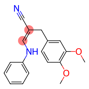 3-anilino-2-veratrylacrylonitrile