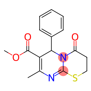 methyl 8-methyl-4-oxo-6-phenyl-3,4-dihydro-2H,6H-pyrimido[2,1-b][1,3]thiazine-7-carboxylate