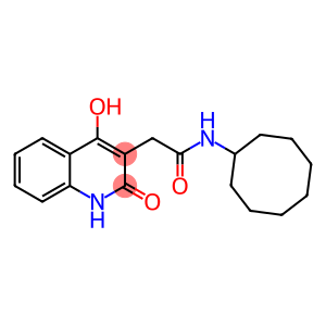 N-cyclooctyl-2-(4-hydroxy-2-oxo-1,2-dihydroquinolin-3-yl)acetamide