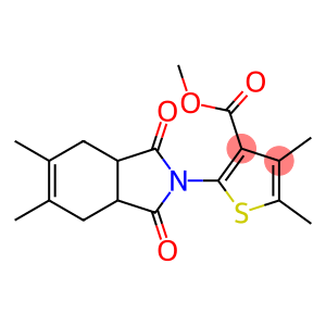 methyl 2-(5,6-dimethyl-1,3-dioxo-1,3,3a,4,7,7a-hexahydro-2H-isoindol-2-yl)-4,5-dimethylthiophene-3-carboxylate