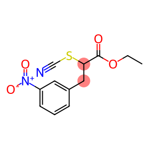 3-(3-Nitro-phenyl)-2-thiocyanato-propionic acid ethyl ester