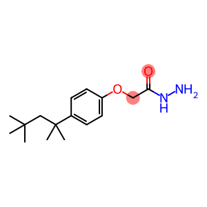 2-[4-(2,4,4-三甲基戊-2-基)苯氧基]乙烷肼
