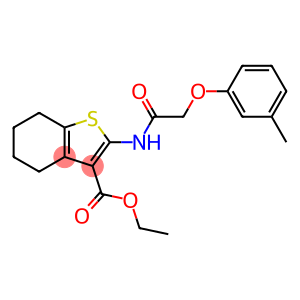 ethyl 2-{[(3-methylphenoxy)acetyl]amino}-4,5,6,7-tetrahydro-1-benzothiophene-3-carboxylate