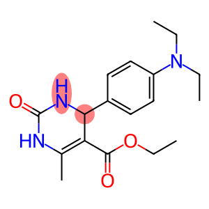 5-Pyrimidinecarboxylic acid, 4-[4-(diethylamino)phenyl]-1,2,3,4-tetrahydro-6-methyl-2-oxo-, ethyl ester