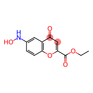 6-Hydroxyamino-4-oxo-4H-1-benzopyran-2-carboxylic acid ethyl ester