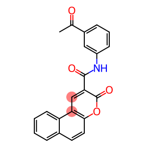 N-(3-acetylphenyl)-3-oxo-3H-benzo[f]chromene-2-carboxamide