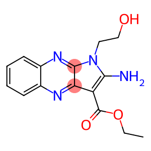 ETHYL 2-AMINO-1-(2-HYDROXYETHYL)-1H-PYRROLO[2,3-B]QUINOXALINE-3-CARBOXYLATE