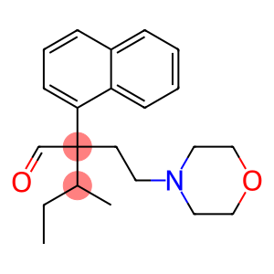4-Morpholinebutanal, α-(1-methylpropyl)-α-1-naphthalenyl-