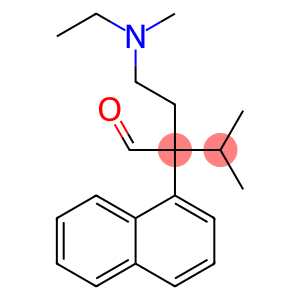 1-Naphthaleneacetaldehyde, α-[2-(ethylmethylamino)ethyl]-α-(1-methylethyl)-