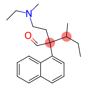 1-Naphthaleneacetaldehyde, α-[2-(ethylmethylamino)ethyl]-α-(1-methylpropyl)-