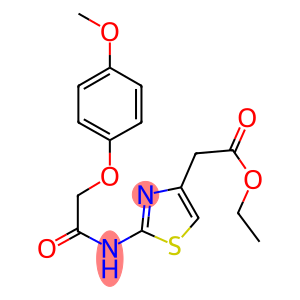 ethyl (2-{[(4-methoxyphenoxy)acetyl]amino}-1,3-thiazol-4-yl)acetate