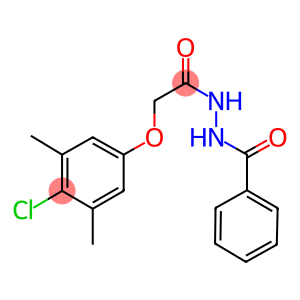 2-[(4-chloro-3,5-dimethylphenyl)oxy]-N'-(phenylcarbonyl)acetohydrazide