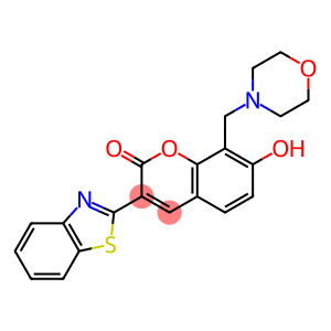 3-(benzo[d]thiazol-2-yl)-7-hydroxy-8-(morpholinomethyl)-2H-chromen-2-one