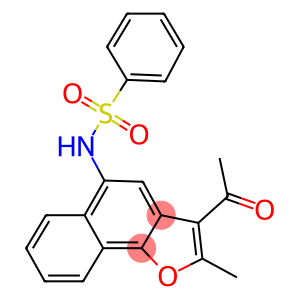 N-(3-acetyl-2-methylnaphtho[1,2-b]furan-5-yl)benzenesulfonamide