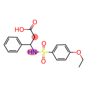 N-[(4-ethoxyphenyl)sulfonyl]-3-phenyl-beta-alanine