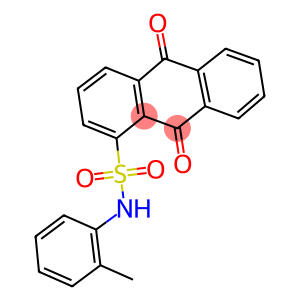 N-(2-methylphenyl)-9,10-dioxo-9,10-dihydro-1-anthracenesulfonamide