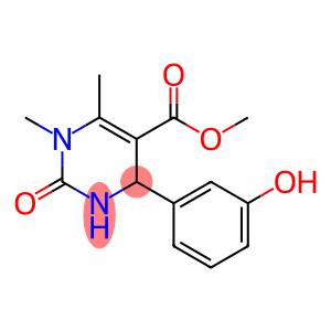 4-(3-HYDROXY-PHENYL)-1,6-DIMETHYL-2-OXO-1,2,3,4-TETRAHYDRO-PYRIMIDINE-5-CARBOXYLIC ACID METHYL ESTER