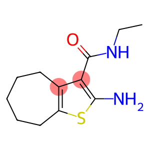 2-amino-N-ethyl-5,6,7,8-tetrahydro-4H-cyclohepta[b]thiophene-3-carboxamide