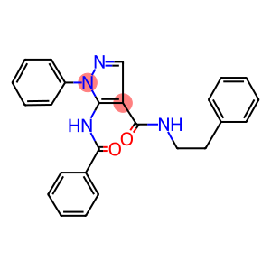 5-(benzoylamino)-1-phenyl-N-(2-phenylethyl)-1H-pyrazole-4-carboxamide