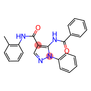 5-(benzoylamino)-N-(2-methylphenyl)-1-phenyl-1H-pyrazole-4-carboxamide