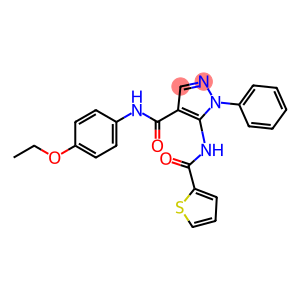 N-(4-ethoxyphenyl)-1-phenyl-5-[(2-thienylcarbonyl)amino]-1H-pyrazole-4-carboxamide