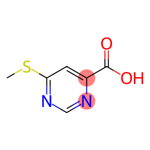 4-Pyrimidinecarboxylicacid,6-(methylthio)-(9CI)