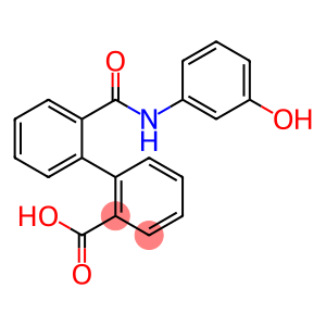 2'-[(3-hydroxyanilino)carbonyl][1,1'-biphenyl]-2-carboxylic acid