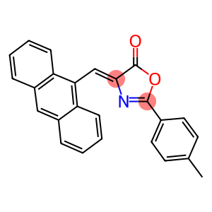 4-(9-anthrylmethylene)-2-(4-methylphenyl)-1,3-oxazol-5(4H)-one