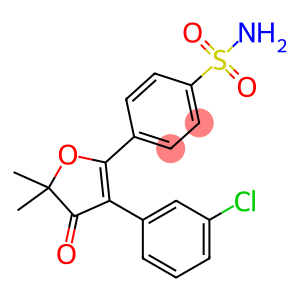 4-[3-(3-chlorophenyl)-5,5-diMethyl-4-oxo-4,5-dihydrofuran-2-yl]benzene-1-sulfonaMide