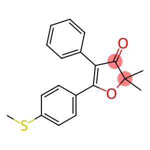 2,2-dimethyl-5-(4-(methylthio)phenyl)-4-phenylfuran-3(2H)-one