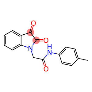 1H-Indole-1-acetamide, 2,3-dihydro-N-(4-methylphenyl)-2,3-dioxo-