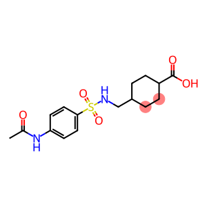 Cyclohexanecarboxylic acid, 4-[[[[4-(acetylamino)phenyl]sulfonyl]amino]methyl]-