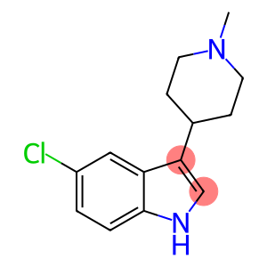 1H-Indole, 5-chloro-3-(1-methyl-4-piperidinyl)-