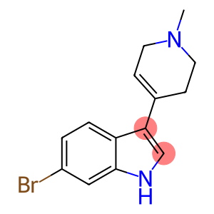 1H-Indole, 6-bromo-3-(1,2,3,6-tetrahydro-1-methyl-4-pyridinyl)-