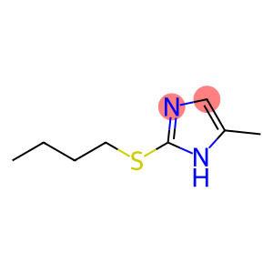1H-Imidazole,  2-(butylthio)-4-methyl-  (9CI)