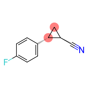 Cyclopropanecarbonitrile, 2-(4-fluorophenyl)-, (1R,2R)-rel- (9CI)