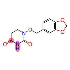 2,4(1H,3H)-Pyrimidinedione, 1-(1,3-benzodioxol-5-ylmethoxy)dihydro-