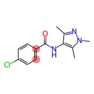 4-chloro-N-(1,3,5-trimethyl-1H-pyrazol-4-yl)benzamide