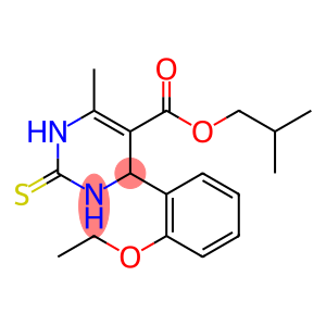 2-methylpropyl 4-[2-(ethyloxy)phenyl]-6-methyl-2-thioxo-1,2,3,4-tetrahydropyrimidine-5-carboxylate