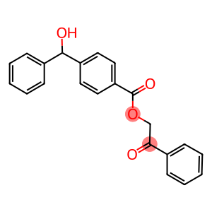 2-oxo-2-phenylethyl 4-[hydroxy(phenyl)methyl]benzoate